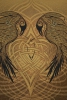 Ravens Heart Tapestry Detail Jen Delyth