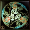 Celtic Ravens  - Morrigan Tile by Jen Delyth