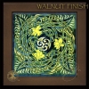 Daffodils WAlnut Framed Ceramic Tile by Jen Delyth