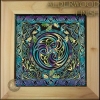 Shadow Weavers Celtic Alder  Framed Tile by Jen Delyth