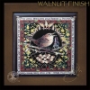 Celtic Wren  -  Walnut Wood Framed Tile by Jen Delyth