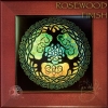 YGGDRASIL world tree - Rosewood Framed Ceramic Tile by Jen Delyth
