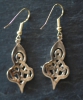 DOUBLE SPIRAL - Bronze Celtic Earrings By Jen Delyth
