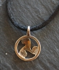 Trinity - Small Bronze Celtic Pendant by Jen Delyth