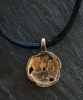 Triskelion - Small Bronze Celtic Pendant by Jen Delyth
