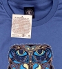 Celtic Owl Long sleeve T by Jen Delyth - Detail