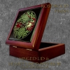 Celtic DRagons Rosewood Box Hinged Lined