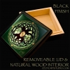 TREE MANDALA by jen delyth Keep Sake Box REMOVEABLE BLACK