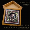 Celtic Wren Tiled Keepsake Box Alder Removeable - by Jen Delyth