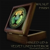 YGGDRASIL - Celtic World Tree Keep Sake Box Velvet WAlnut