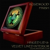YGGDRASIL - Celtic World Tree Keep Sake Box Velvet Rosewood