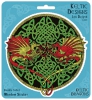 Celtic Dragons Decal - Celtic Art by Jen Delyth