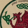 Celtic Dragon - Welsh Dragon - Ddraig Goch - by jen Delyth Tshirt Detail