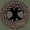 Celtic Tree of Life by Jen Delyth Tshirt - Pine Green