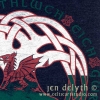 dragon roots - jen delyth vintage heather women's Racerback Tank