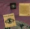 HANGTAG, Celtic Symbolism Morrigan Triple Celtic Ravens and Woven Label - Celtic Art Studio