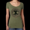 Celtic Tree of Life Triblend SS Tshirt By Jen Delyth