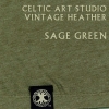SAGE GREEN SWATCH Celtic Art studio Triblend