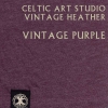 VINTAGE PURPLE Swatch Triblend - celtic art studio