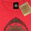 Solstice Raven women's vintage heather Tshirt by Jen Delyth - Red