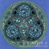 TRISKELION  -  Vintage Heather Women's T by Jen Delyth Vintage Royal Blue bu jen deltyh