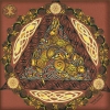 Wilde Hares RUST Celtic Tshirt by Jen Delyth Detail