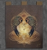 RAVENS HEART WALL HANGING by jen delyth