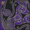 CELTIC RAVENS purple Women's T by Jen delyth Detail