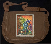 Awen artPATCH Canvas Field Bag By Jen Delyth