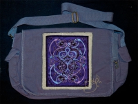 Bard Song artPATCH Canvas Field Bag By Jen Delyth