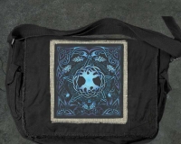 EARTH PENTACLE artPATCH Canvas Field Bag By Jen Delyth