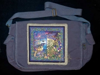 GARDEN artPATCH Canvas Field Bag By Jen Delyth
