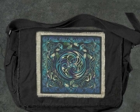 shadow weavers E the celtic weavers artPATCH Canvas Field Bag By Jen Delyth