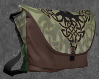 Tree of Life Vertical Messenger Tech Bag - Celtique Creations