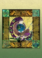ANU EARTH MOTHER Greeting Card By Jen Delyth