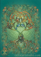 TREE SONG Celtic Card By Jen Delyth