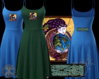 Anu Celtic Earth Mother Dress by Jen Delyth