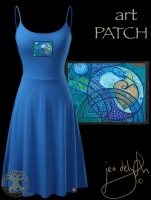 Celtic Crane artPATCH dress by Jen Delyth