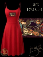 Celtic Raven Morrigan Dress by Jen Delyth