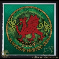Red Welsh Dragon Y Ddraig Goch Print