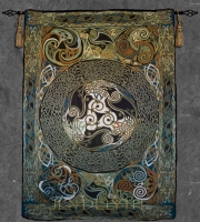 Ravens Morrigan Fine Art Tapestry Jen Delyth