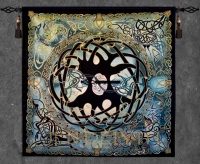 Tree of Life Mandala Fine Art Tapestry