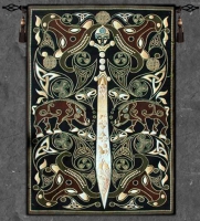 Warrior - Fine Art Tapestry