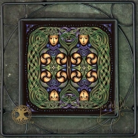 WISE WOMEN - Druid Sisters Iron Framed Tile by jen delyth