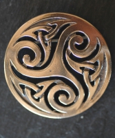 TRINITY - Bronze Celtic Brooch By Jen Delyth