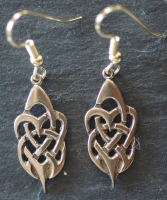 TRIBAL HEARTS  - Bronze Celtic Earrings 