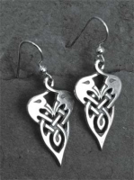 CRANES - Sterling Silver Celtic Earrings 