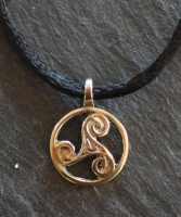 TRINITY  - Small Bronze Celtic Pendant By Jen Delyth