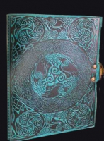 Celtic Ravens Leather Journal