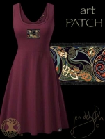 Celtic Solstice Raven Tank Flared Dress By Jen Delyth